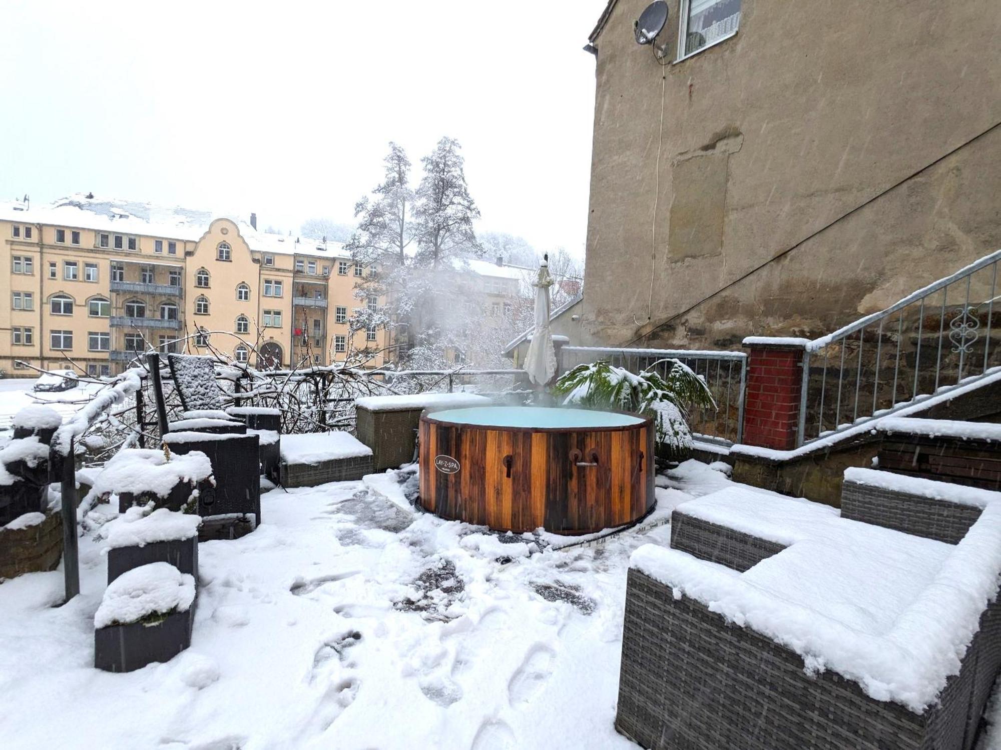 Zi1 - Urlaubsmagie - Erholung Mit Whirlpool & Sauna Sebnitz Extérieur photo