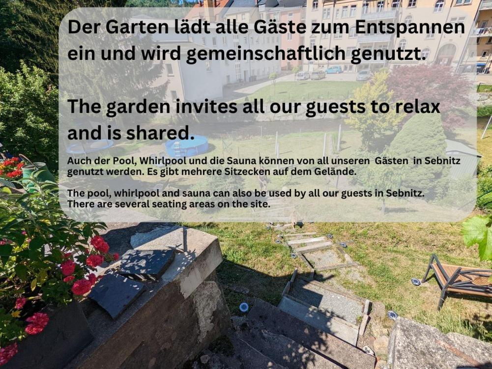 Zi1 - Urlaubsmagie - Erholung Mit Whirlpool & Sauna Sebnitz Extérieur photo